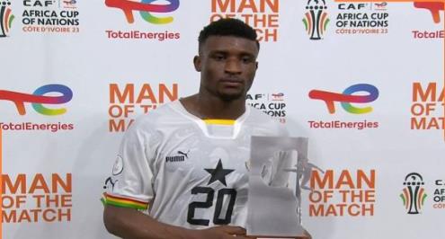 سجل هدفين.. محمد قدوس رجل مباراة مصر وغانا في أمم إفريقيا